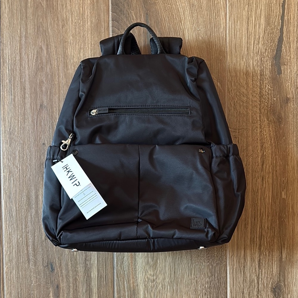 Sleek Black Backpack by Anello